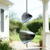 Repellent Wind Spinner Metal Wind Chime Stainless Steel Bird Deterrent Wind Spinner For Outdoor Garden Decor 3d Spiral For Yard