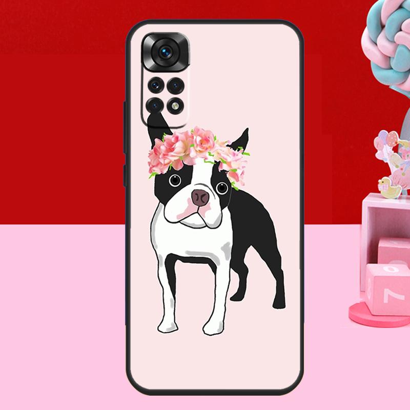Boston Terrier Dog Case For Xiaomi Redmi Note 14 13 12 11 10 15 Pro Plus Redmi 15 C 13C 10C 12C 14C Soft Cover