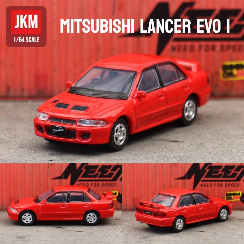 1/64 Mitsubishi Lancer Evolution EVO Familie JDM Initial D Spielzeugauto Modell JKM 1:64 Kostenlose Räder Druckguss Metalllegierung Sammlung Geschenk