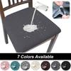 Waterproof Chair Seat Cover Stretch Dining Chair Upholstery Cheap Washable Chair Seat Covers For Hotel Kitchen Home Decor