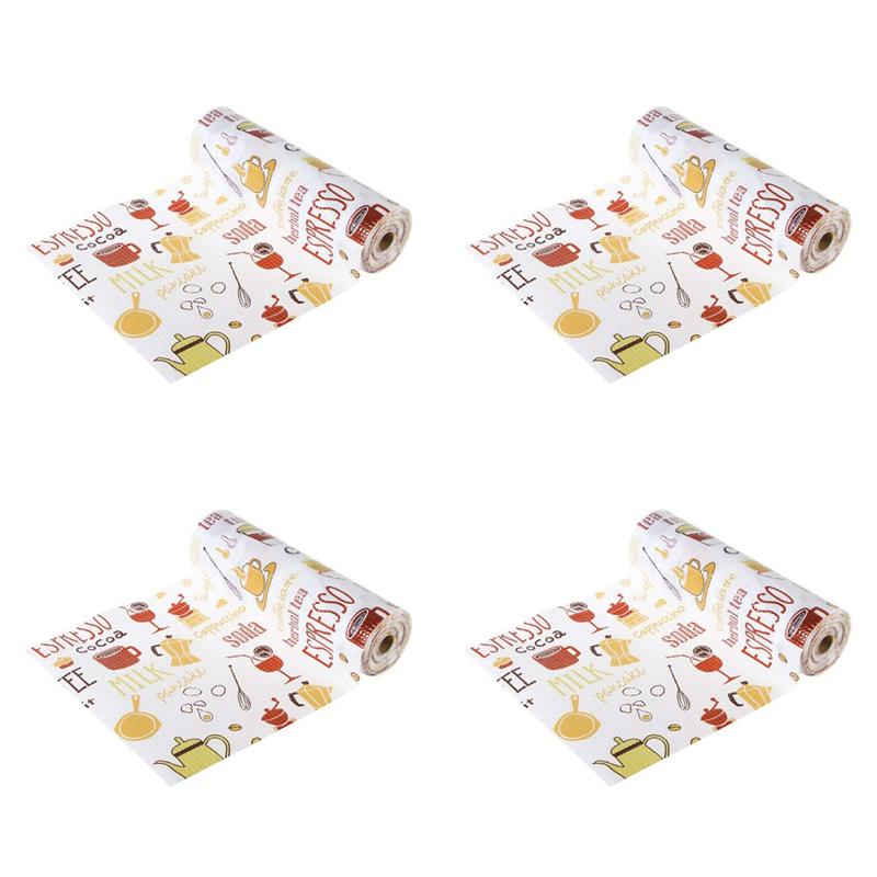 

ABJI-4X Multi-Function Drawer Shelf Liner Foam Paper For Kitchen Cabinets,Refrigerator,Drawers,Cabinets(Red, 12 X 196Inch)