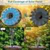 3.5W Solar Bird Bath Water Fountain Pump, with 6 Nozzles DIY Garden Ponds Pool Water Features, Ideal Outdoor Landscape Accessory