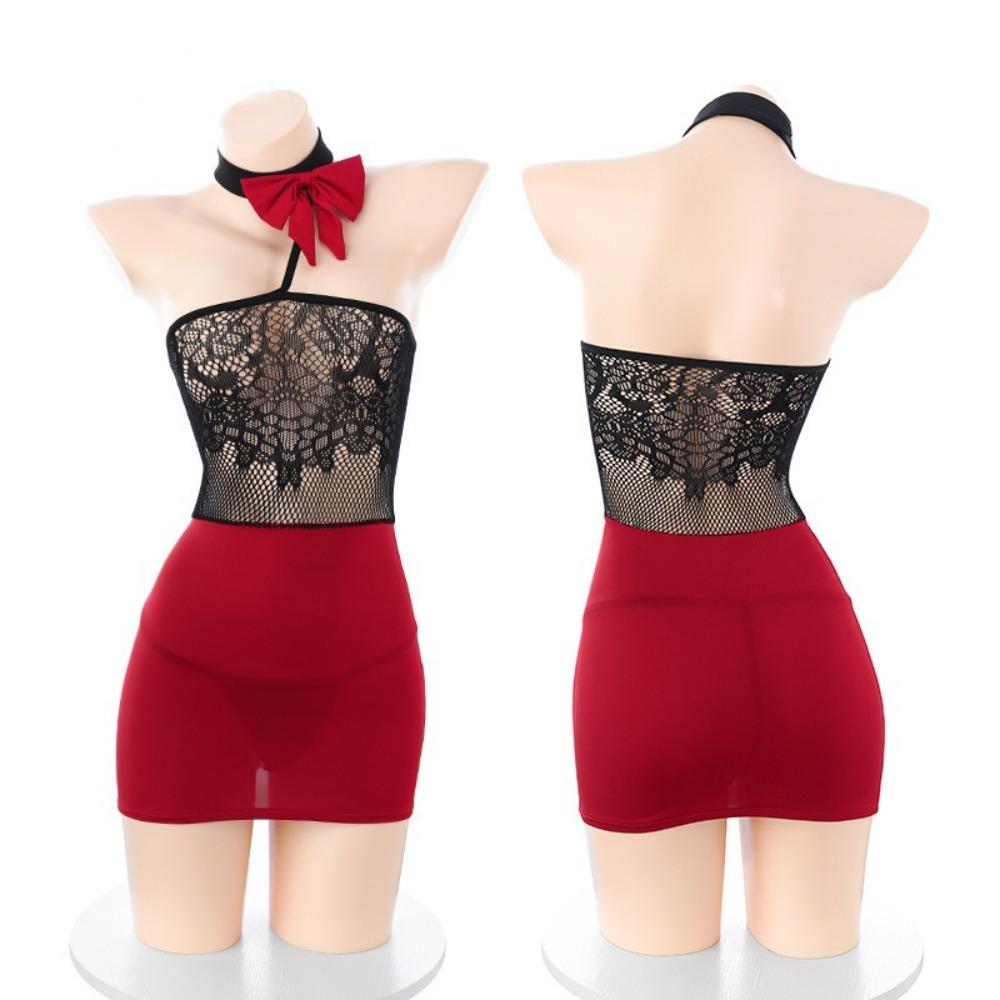 Domila Erotic Underwear Bed Abstinence Secretary Hip Skirt Uniform Pure Desire Pajamas Free-to-take Suit Qqny