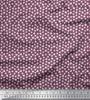 Soimoi Japan Crepe Satin Fabric Clover Leaves Small Print Fabric by Metre 42 Inch