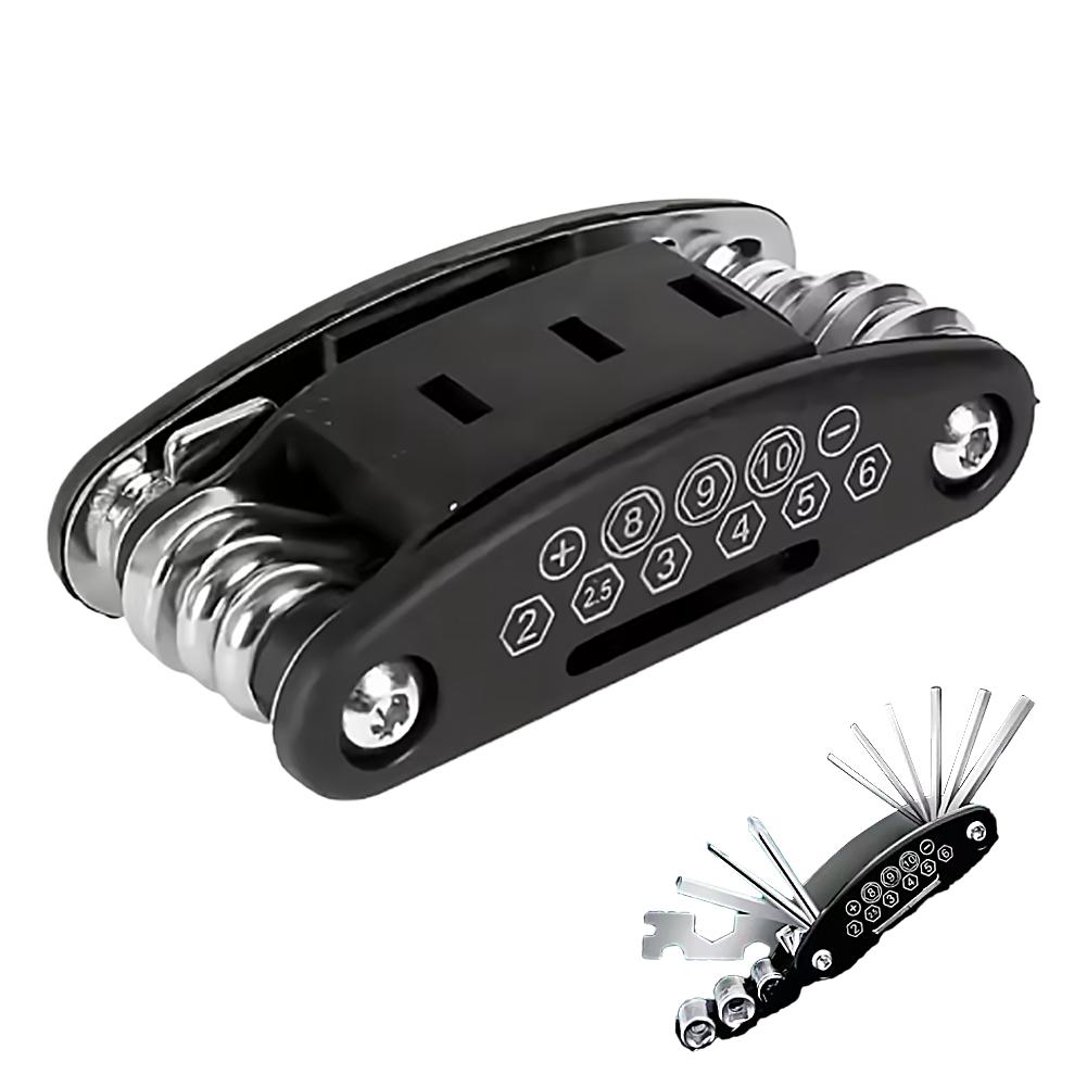 

16-in-1 Socket Wrench Set, Non-Slip Rotating Head. Stainless Steel for Home & Car Repairs. Easy & Universal Tool