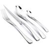 4piece Rainbow Black Flatware Cutlery Set  Stainless Steel Dinnerware Sharp Steak Dinner Knives Forks Tea Spoons Tableware Set