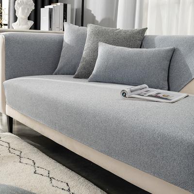 Sofa Kussen Vier Seizoenen Universeel Antislip Grijs Eenvoudige Stof Moderne Woonkamer Licht Luxe Rugleuning Sofahoes Beschermhoes