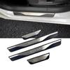 For Hyundai KONA EV 2017 2018 -    2024 2025 Door Sill Cover Kick Scuff Plate Guard Pedal Car Styling Accessories