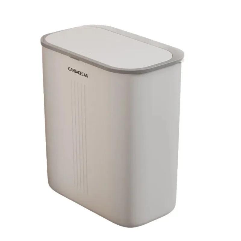 Medium Narrow Slot Trash Can, Household with Lid Deodorant, Bathroom/living Room Bedroom/office Only