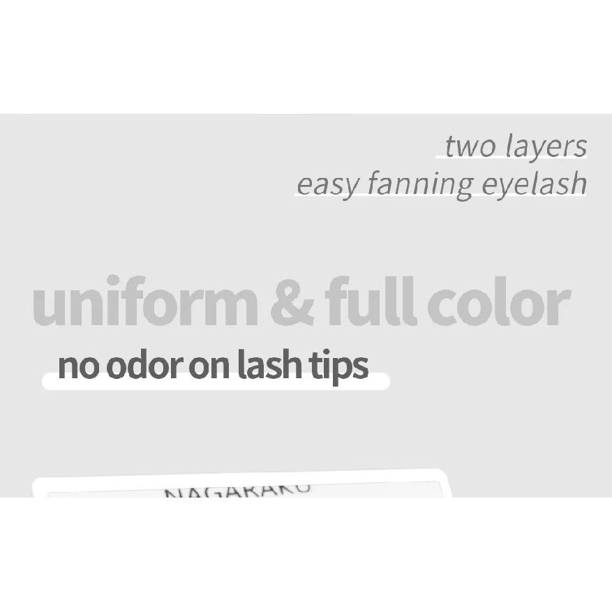 NAGARAKU Fast Shipping Easy Fan Auto Eyelash Extension Supplies Handing Making Fast Bloom Flowering Pre-bonded Lashes Volume