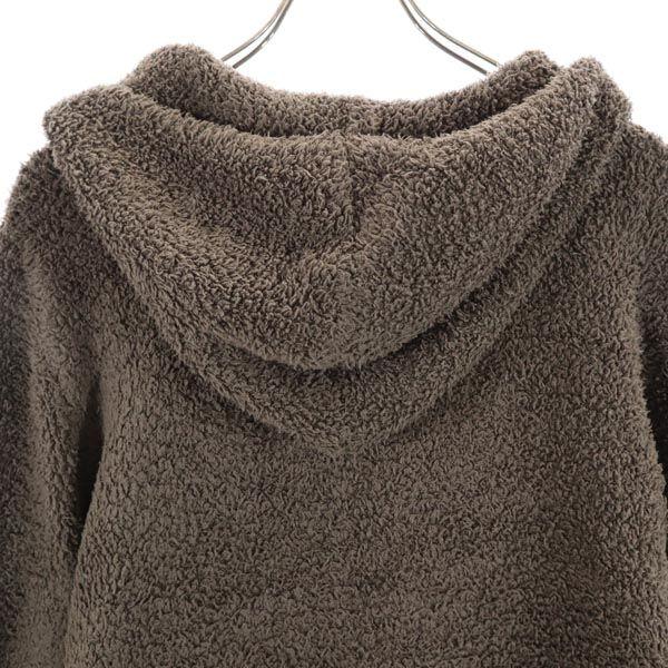 BAREFOOT DREAMS Ron Herman Long sleeve Mokomoko Zip hoodie M Khaki Women Used