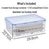 Refrigerator Ice Ball Maker Kit with Storage Container