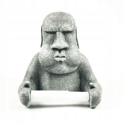 Moai Easter Island Toilet Paper Holder Head Figure Gift