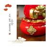 Cartoon God of Wealth Solar-Powered Desktop Ornament - New Year Gift
