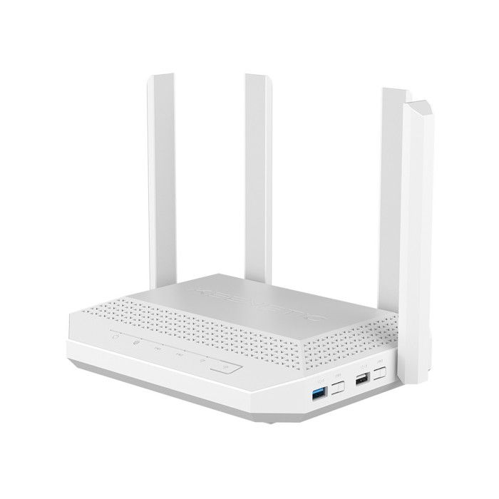 Keenetic Hero Router Wi-Fi 6 AX3000 Dual-band Mesh Multi-Gigabit 4 porte Bianco