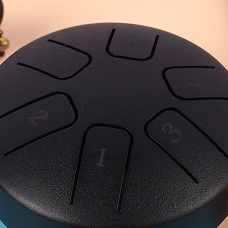Tongue Drum 3.8 Inch 6 Note Mini Ethereal Drum Puzzle Toy Children Percussion Instrument Matte