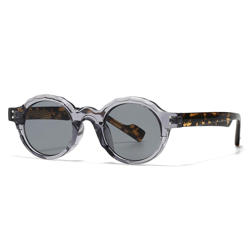 

JYL TS Sunglasses Unisex UV Protection Square Frame Rivet 28068 A-11320 кукурудзяний