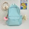 Schoolbag personality simple fashion backpack texture trend new bag 1011 summer niche design women's backpack