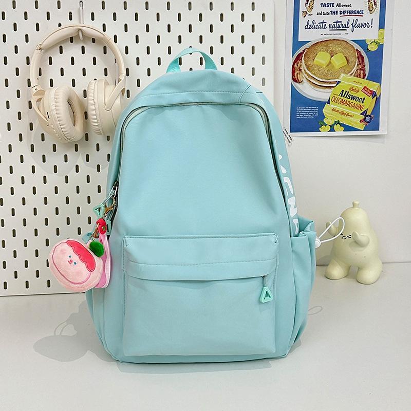 Schoolbag personality simple fashion backpack texture trend new bag 1011 summer niche design women's backpack