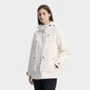 Fila Heritage Fashion Retro Classic Comfortable Casual Versatile Waterproof Parka Hooded Warm Cotton Jacket Women Jackets F11W618901FWT