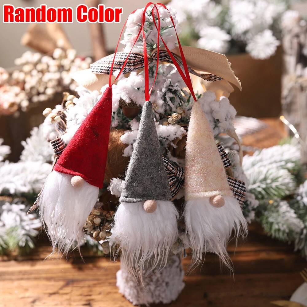 Santa Claus Doll Christmas Decoration for Home 30cm Santa Claus Doll Navidad Party Decor Xmas Ornaments New Year Gift