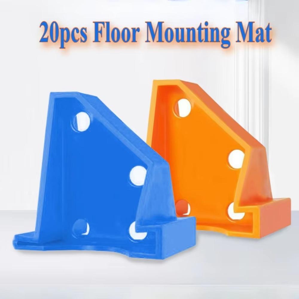 

20Pcs with 1/4 & 1/2 Gap Flooring Spacers Install Any Laminate Flooring помаранчевий