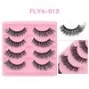 4 Pairs Of False Eyelashes, Thick Eyelashes, Exaggerated Fried Hair, Simulated Messy Eyelashes