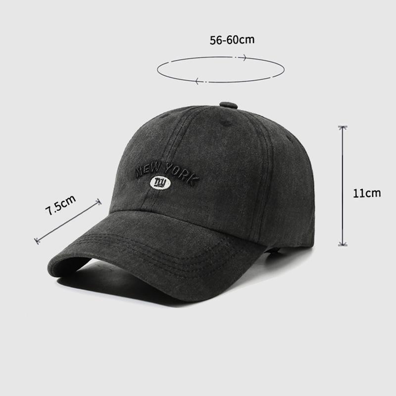 Letter Embroidery Outdoor Vintage Sun Hat Men Baseball Cap Women's Spring Autumn Cap