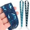 Name Tag Holder Marine Animal Phone Lanyard Phone Hang Rope Mobile Phone Strap Whale Shark Lanyards