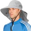 Wide Brim Sun Hat with Neck Flap, UPF50+ Hiking Safari Fishing Hat for Men Women, Sun Protection Beach Hat