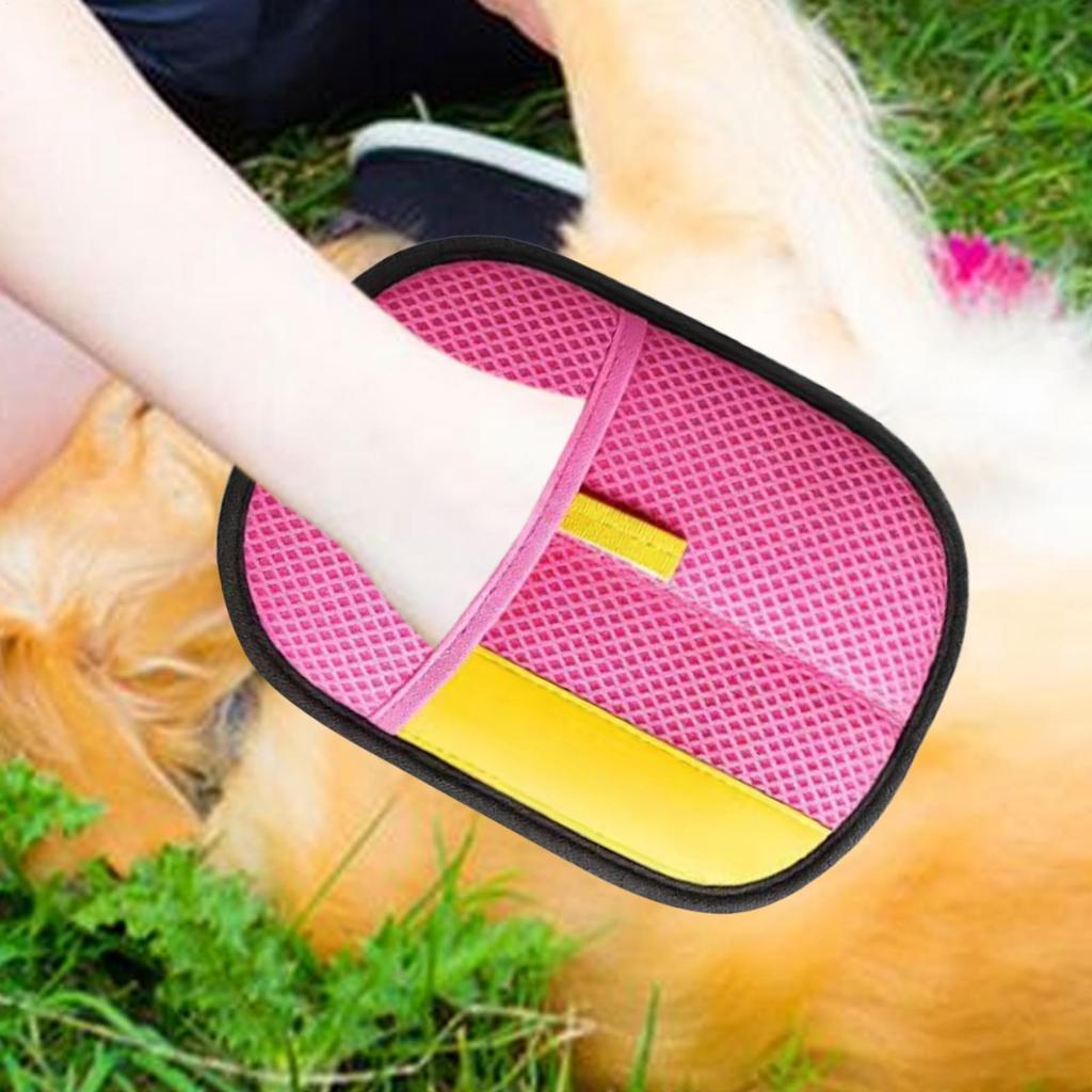 Electrostatic Pet Hair Remover Glove Washable Anti-static Pet Hair Remover Mitt For Removing Dog And Cat Hair From Furniture