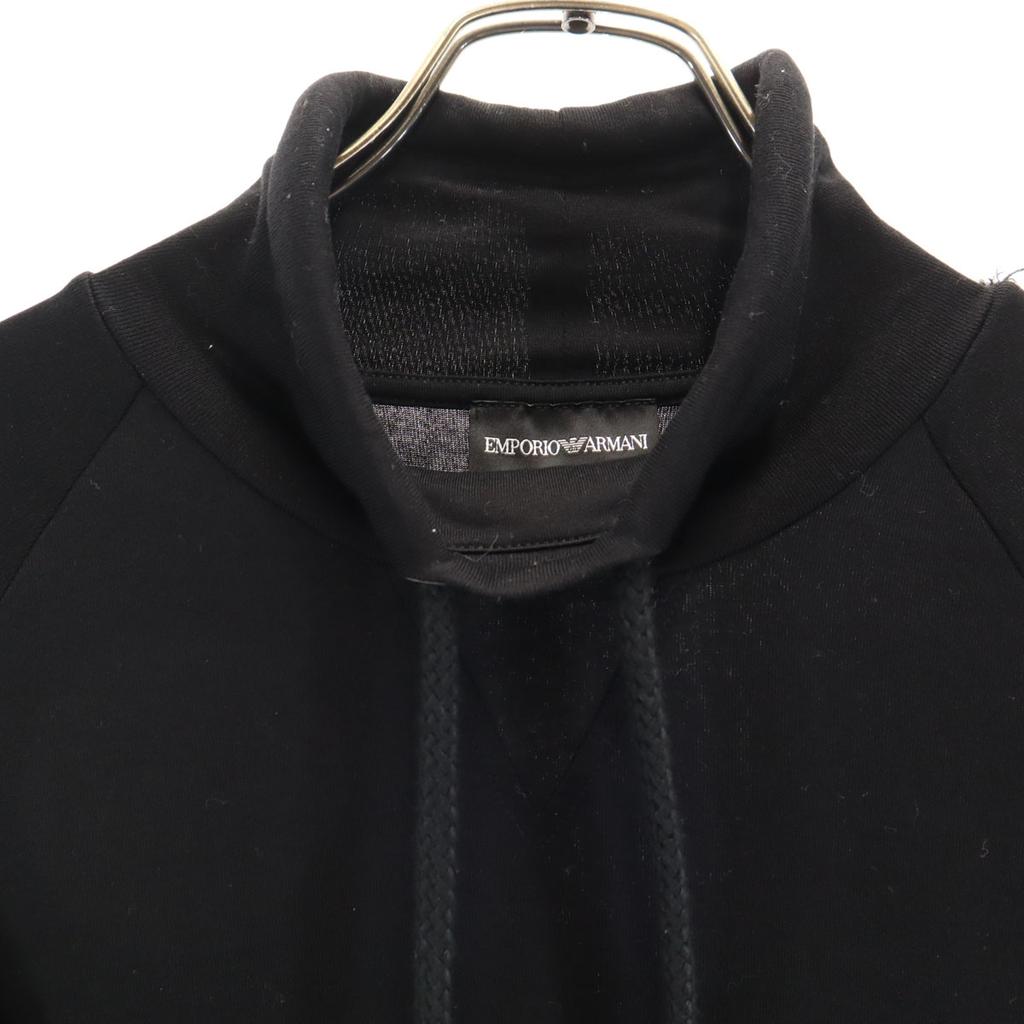 Emporio Armani Long Sleeve Mock Neck Cut S Black Men's Used