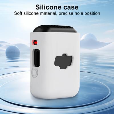 Silicone Protective Case Soft Shell Dust Prevention Cover Transmitter Case Comfortable Grip Compatible with DJI Mic 2 Accessory