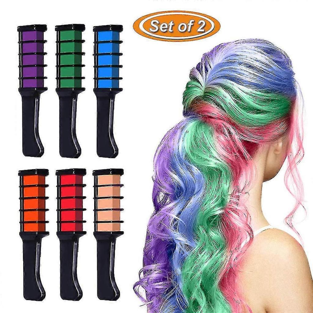 Hair Chalk For Girls Christmas Gifts For Girls Age 7 8 9 10 11 12, Washable Temporary Hair Color For Kids, Hair Chalk For Kids - Great Birthday Gift F