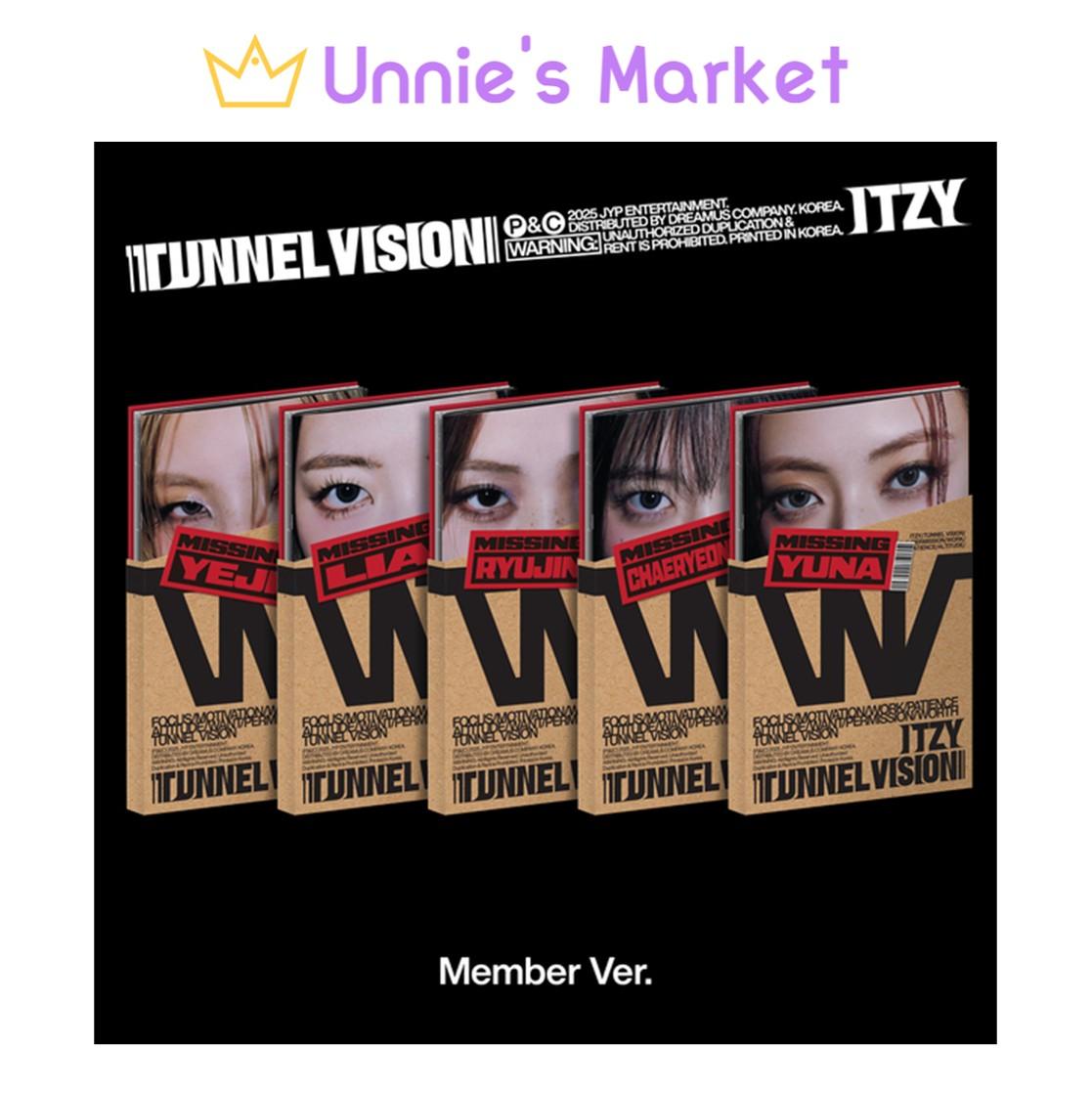 

[Предзаказ] ITZY [TUNNEL VISION] Версия участника. + Бесплатный подарок Random ver. 1EA
