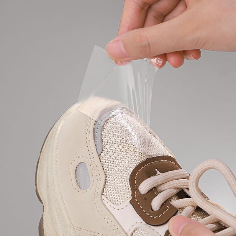 Toe Cap Anti-Moisture Protective Film Rainy Day Toe Cap Protective Waterproof Film Disposable Shoe Protector Stickers Invisible Shoe Protectors