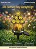 Solar Resin Garden Stake Lights Mushroom House Shaped Outdoor Waterproof Landscape Decorative Lawn Lamps for Yard Pathway