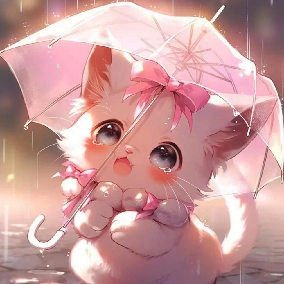 New Arrivals Diamond Painting Animal Cat 5d Diy Full Drill Mosaic Umbrella Art Gift Home Decoration Craft Kit