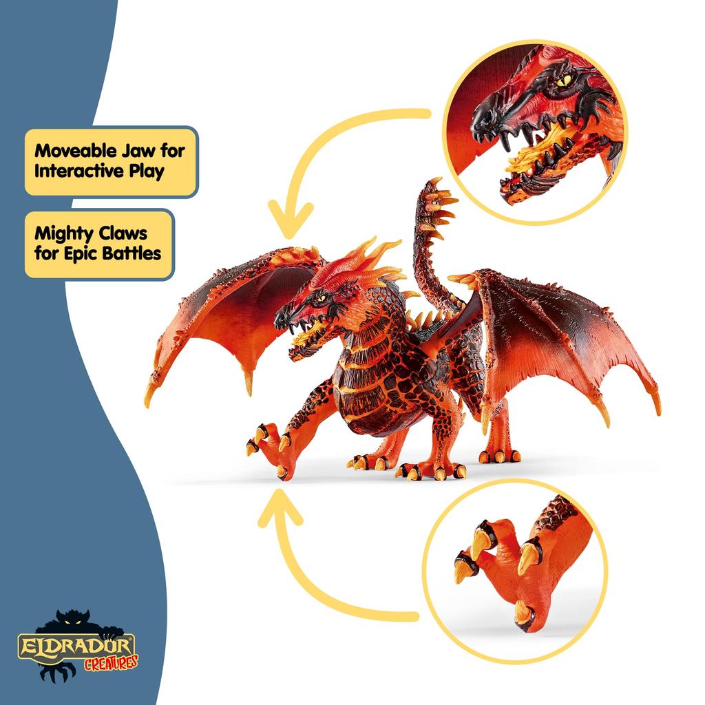 Schleich El Dorado Lava Dragon Figure 70138