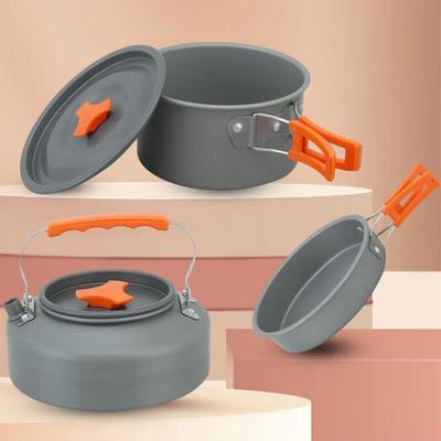 Set de Cookware de Camping Extérieur 3 Pièces