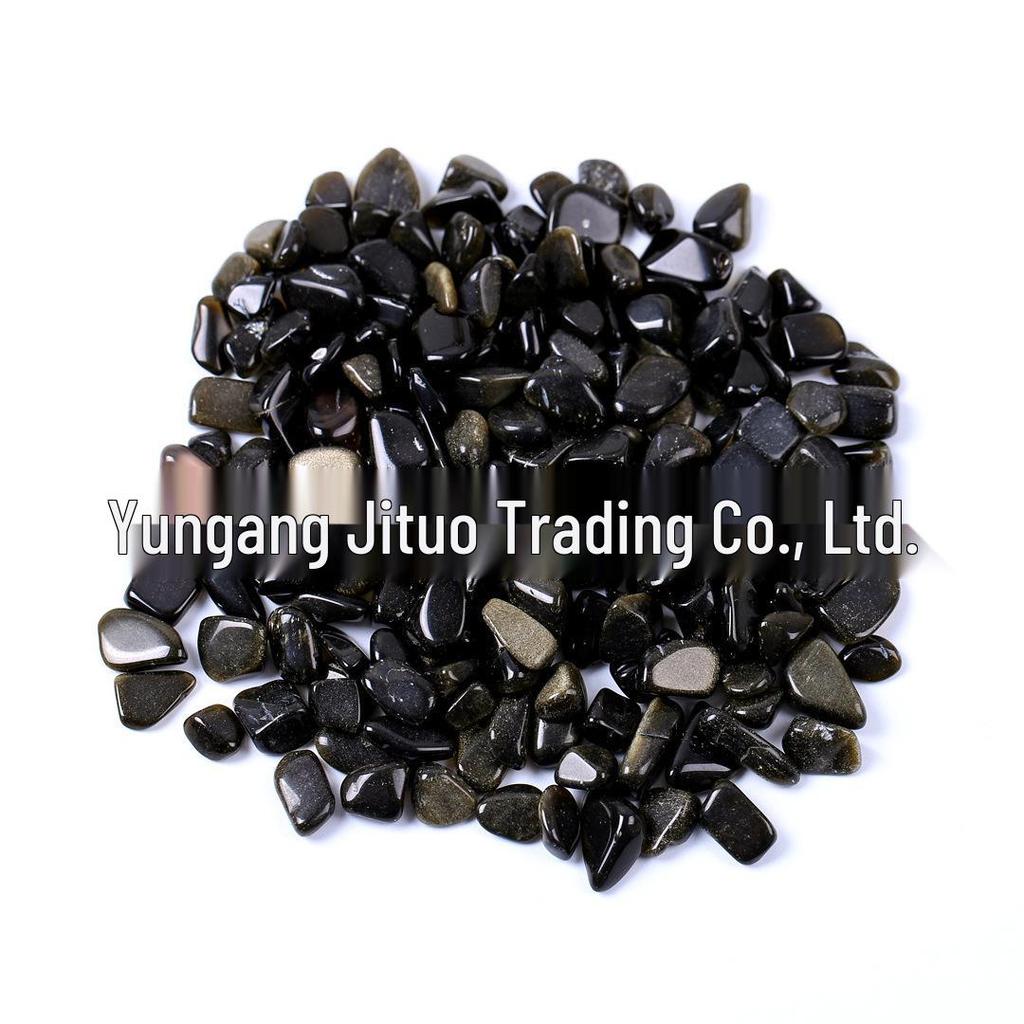 Natural Obsidian Crushed Stone for Home Decor and Educational Uses