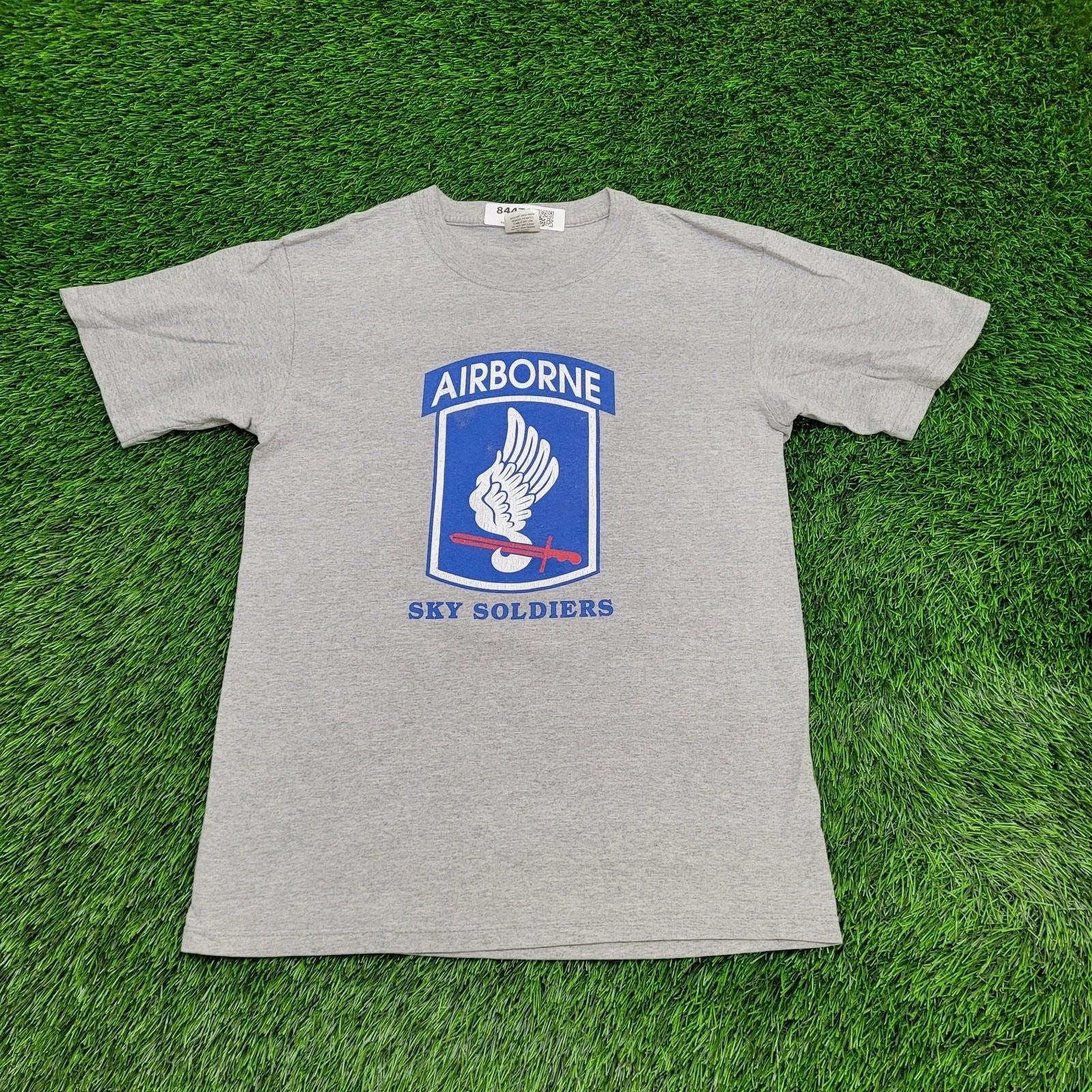 Vintage 173rd Airborne Brigade Shirt S/M 19x25 Sky Soldiers USA 3XL