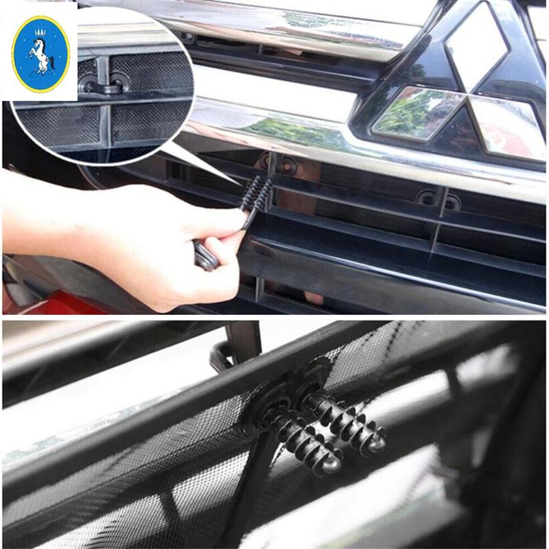 Car Front Grille ert Net ect Screening Mesh Decor Protection Cover Trim Accessories For Mitsubishi Outlander 2016 -