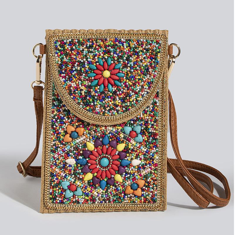 

Бохо плетеная сумка кроссбоди