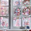 Claus Santa Christmas Window Sticker Festive Home Interior Pvc Decor Waterproof
