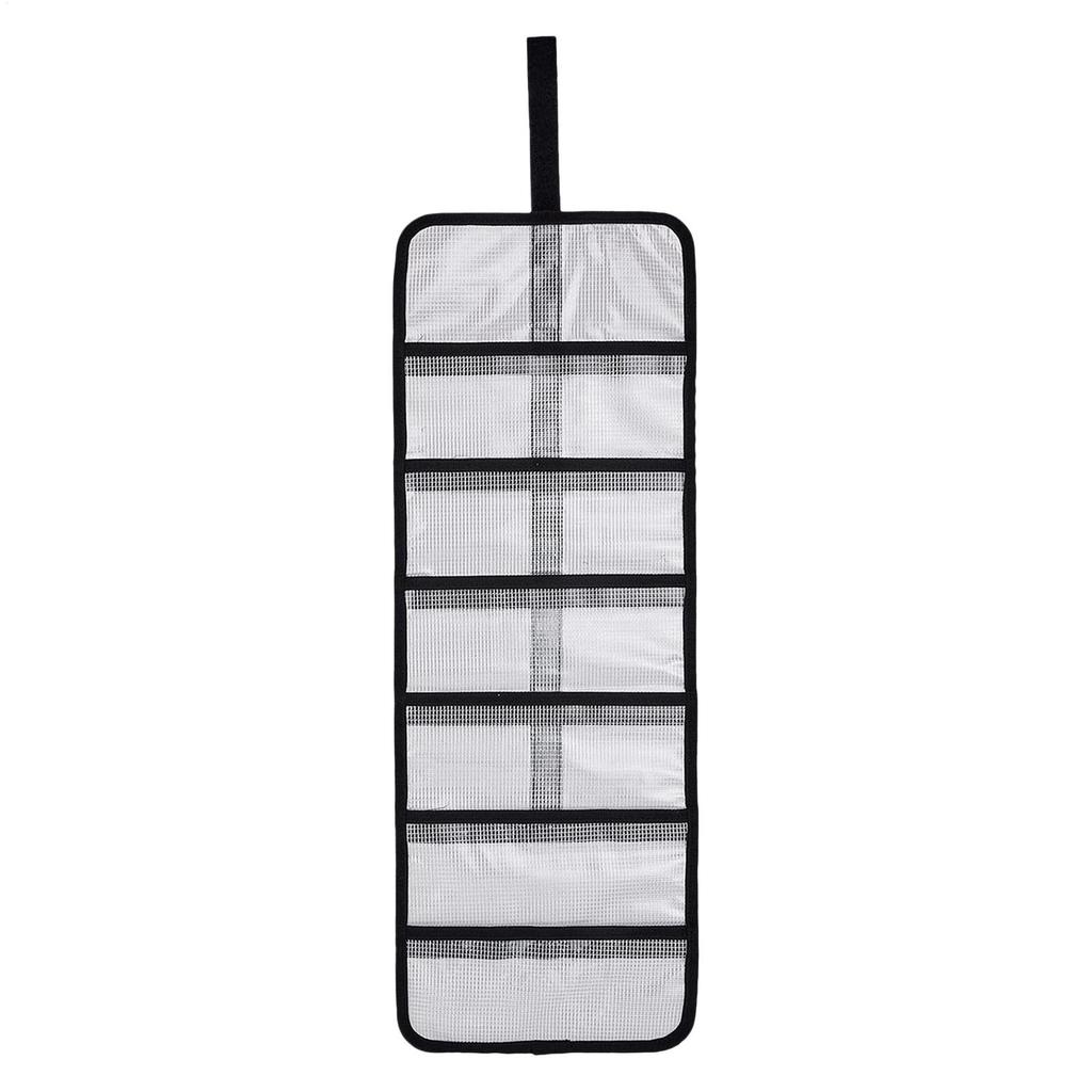 Fish Bait Organizer Wrap PVC Roll Up Fishing Bait Protective Covers Waterproof Tackle Organizer Bag For Fishing Enthusiasts