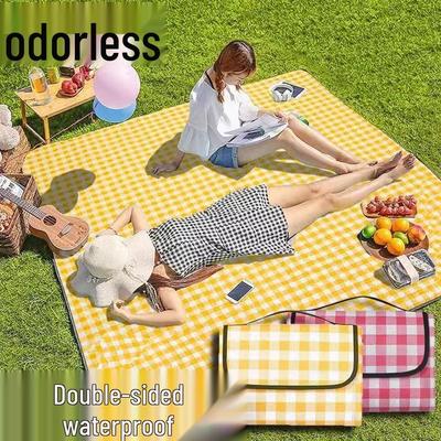 Wasserdichte & Verdickte Picknickdecke für Camping, Reisen, Strand oder Rasen.