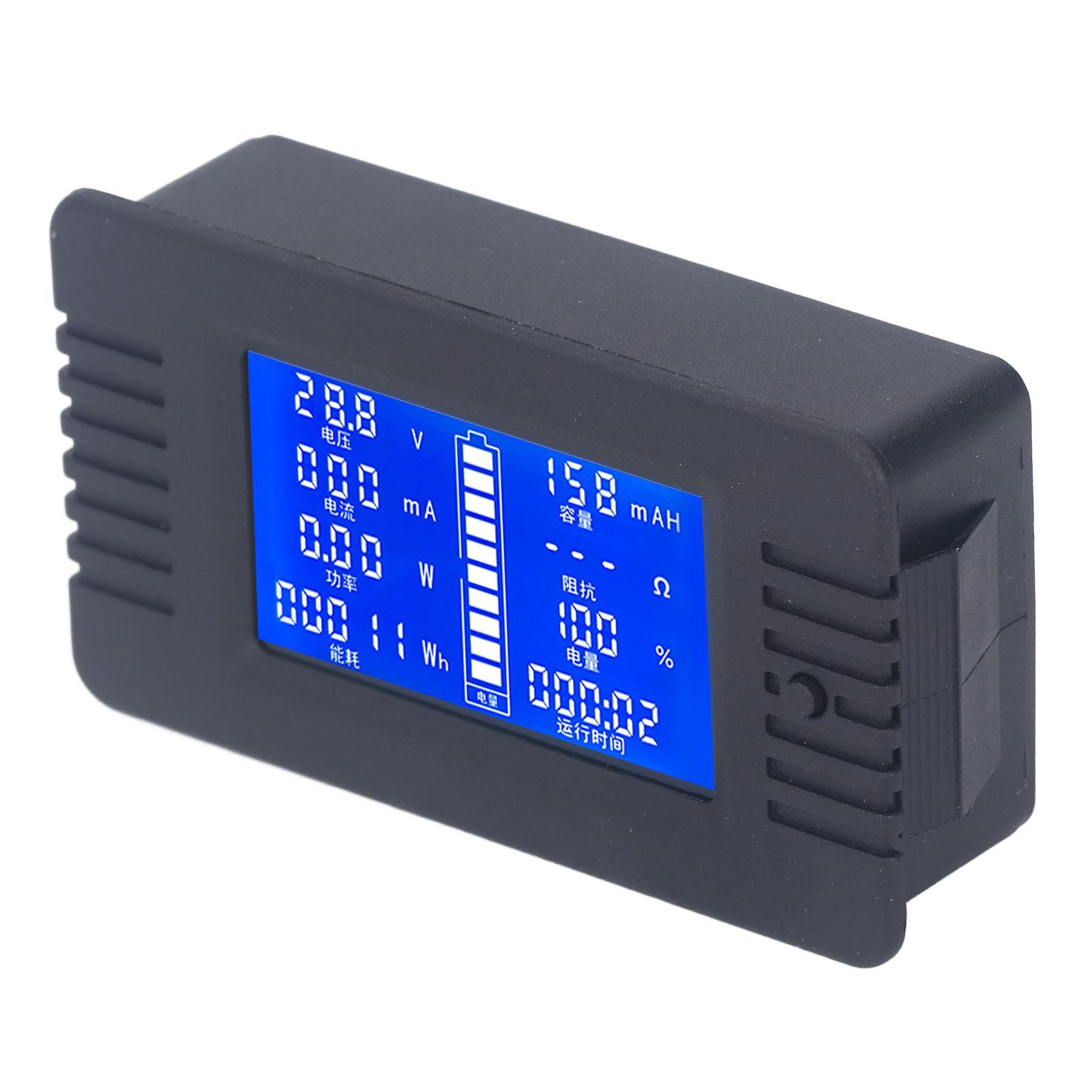 

Монитор батареи 8120В 0100А 0Измеритель напряжения и тока аккумулятора емкостью 999 Ач с шунтом 100 А