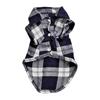 Cute Pet Dog Puppy Plaid Shirt Coat Clothes T-Shirt Top Apparel