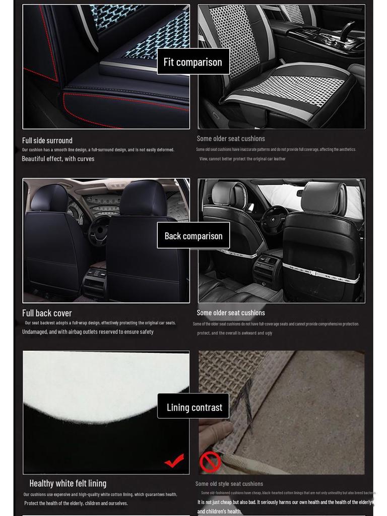 BYD Car Seat Cushion & Cover for Surui L3, Tang, Qin, G3, G5, G6 - All Seasons